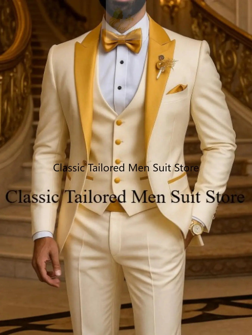 Quality Men's Suit  Fit Tuxedo 3 Pieces trends LADYLYS