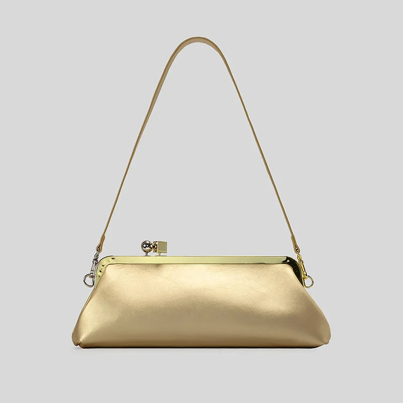 Long Clutch Luxury Designer Kiss Lock Elegant Party Purses Trend Underarm Bag LADYLYS