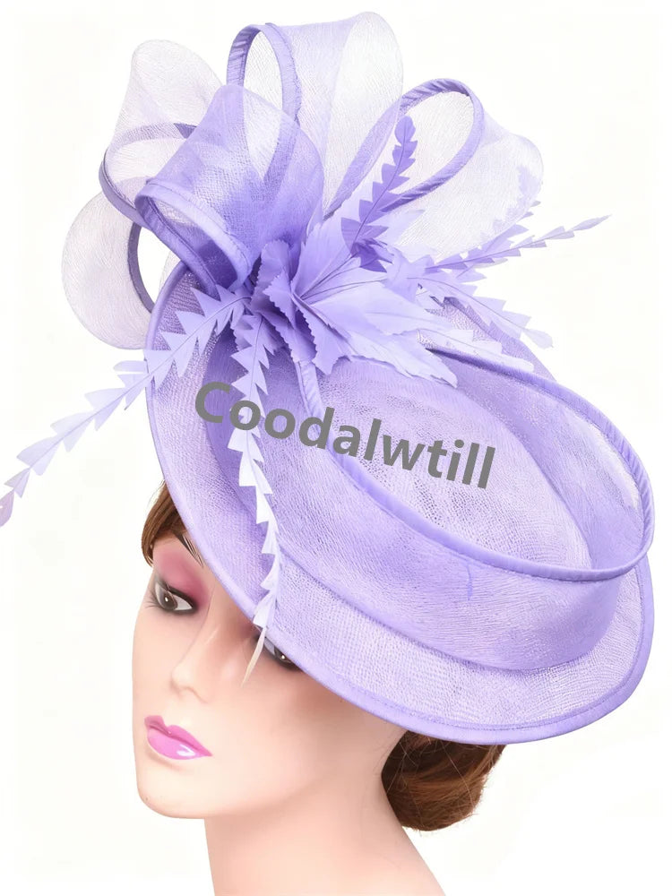 Chic Feather Fascinator Cocktail Hat Ladies Race Party Tea Headpiece LADYLYS