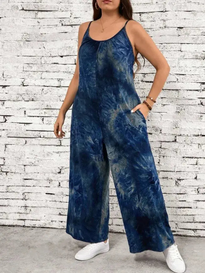 Jumpsuit Printed Casual Pants European Style Fashion LADYLYS