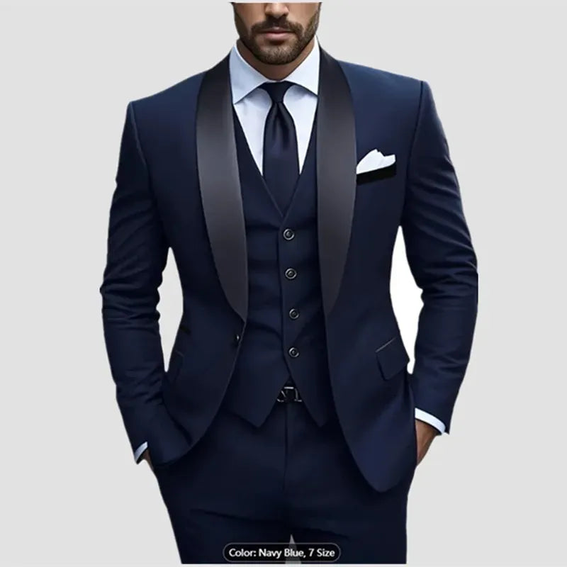 Men's Formal Suit Set – Two or Three Pieces