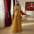 Elegant Solid Women's Blazer Suit Split Coats Chiffon Skirt Lady Set LADYLYS