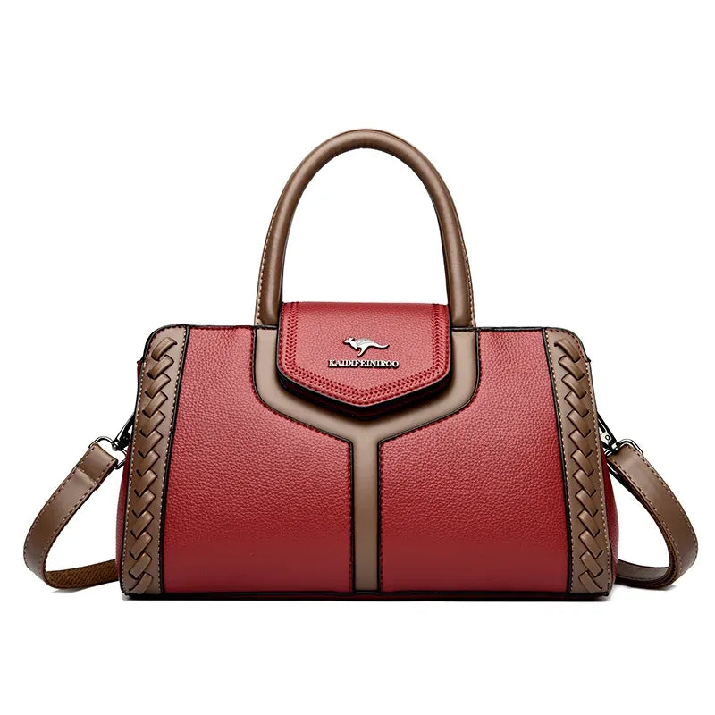 Women's Compact PU Shoulder Bag with Adjustable Strap