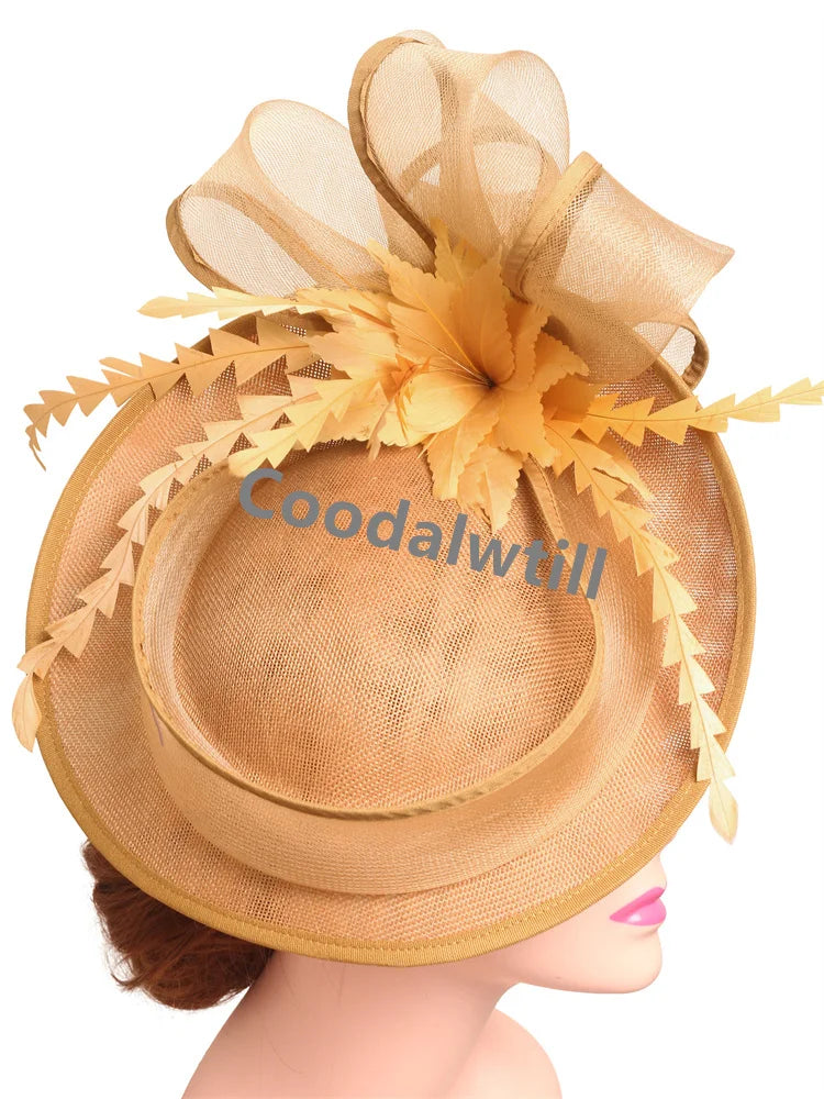 Chic Feather Fascinator Cocktail Hat Ladies Race Party Tea Headpiece LADYLYS
