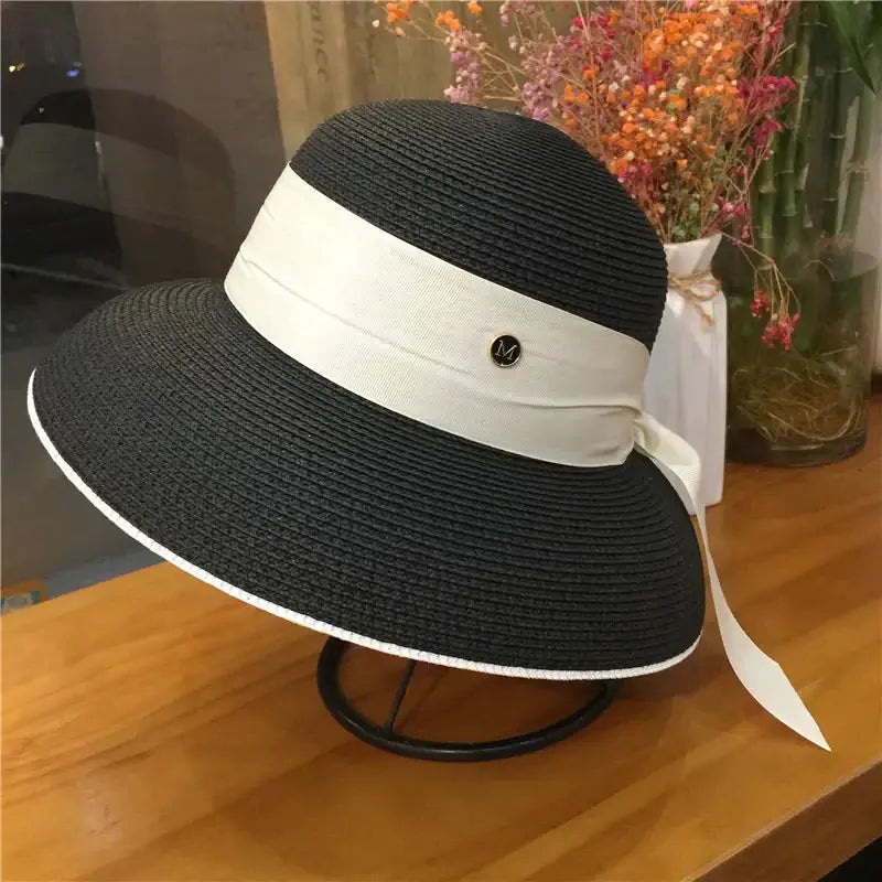Bucket Hat Summer Hats for Women Fishing Hat Woolen Rhinestone Solid Color Basin Hat Leisure Outdoor Beach Sun Hat LADYLYS