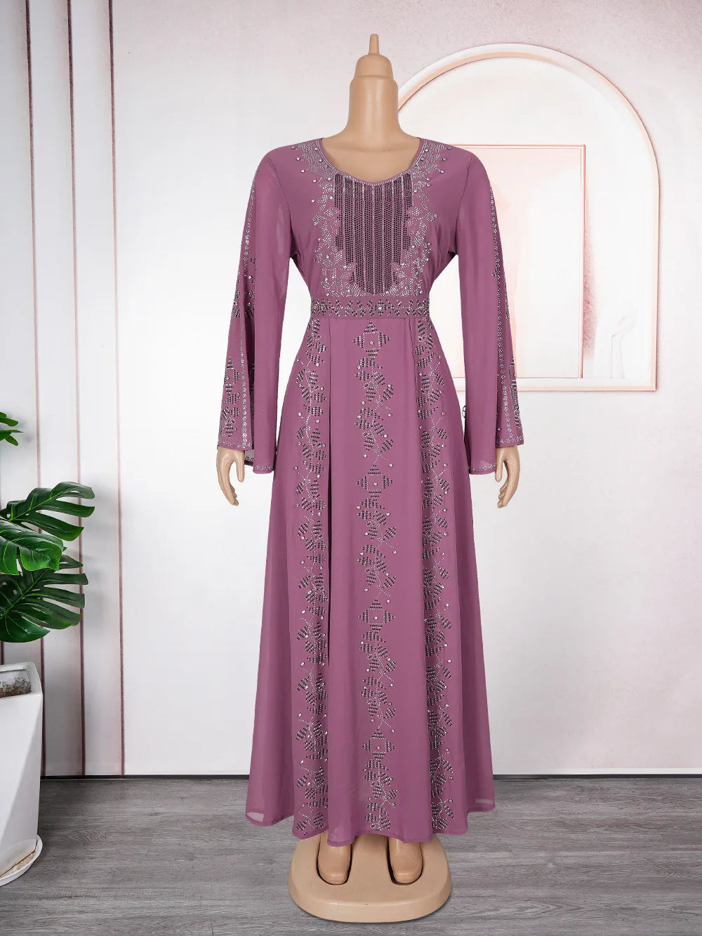 Dubai Luxury African Muslim Fashion Dress Caftan Marocain LADYLYS