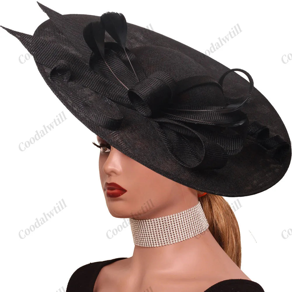 Camel Race Royal Fascinator Hat Women Millinery Cap Bride Large LADYLYS