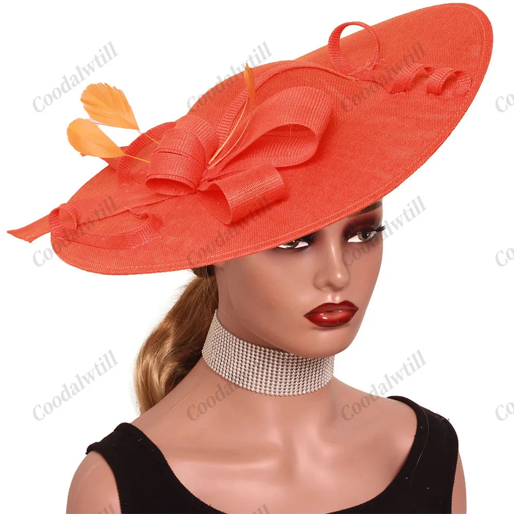 Camel Race Royal Fascinator Hat Women Millinery Cap Bride Large LADYLYS