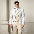 Men's Slim-Fit Double-Breasted Three-Piece Suit