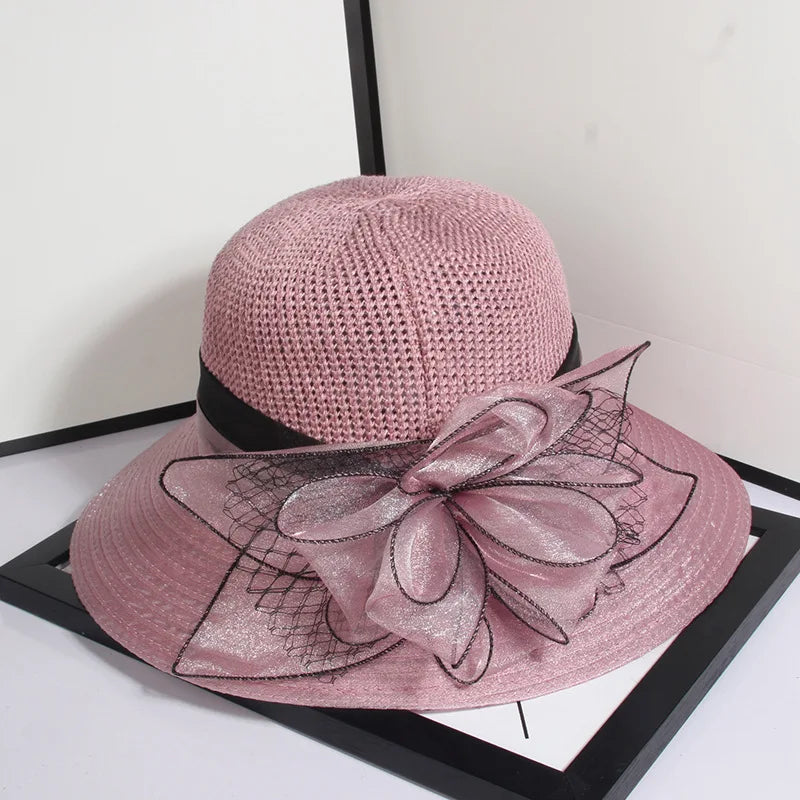 Sun Organza Hat Beach Fisherman Outdoor All-match Caps Fashion Girls's LADYLYS