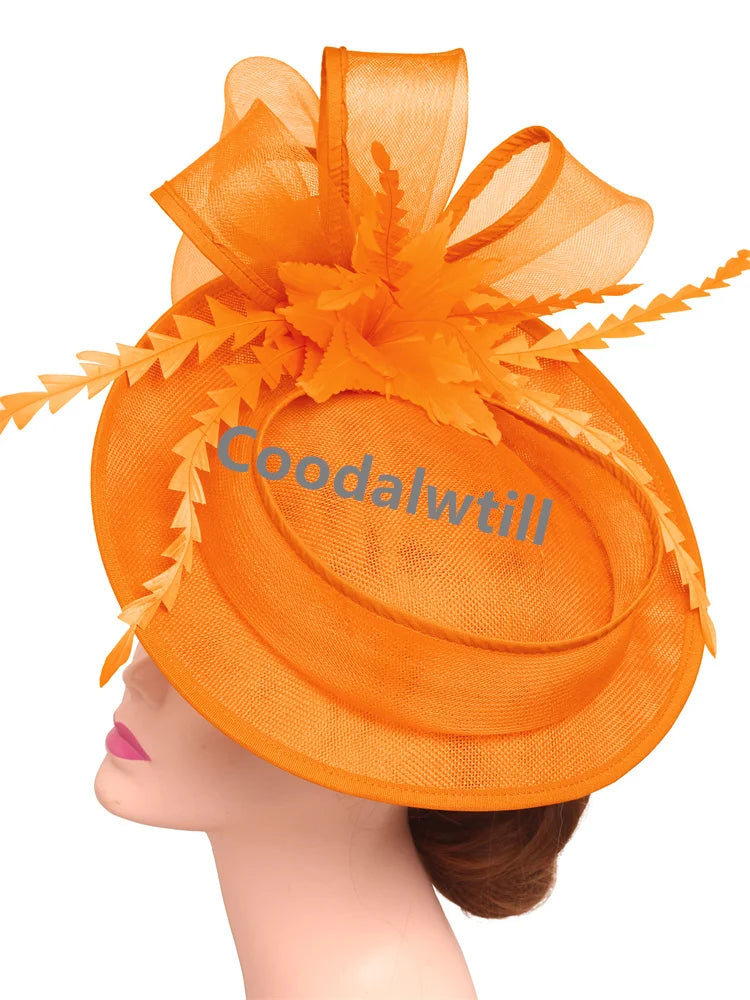 Chic Feather Fascinator Cocktail Hat Ladies Race Party Tea Headpiece LADYLYS