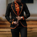 Men's Slim Fit 2-Piece Single-Breasted Suit