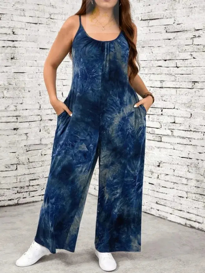 Jumpsuit Printed Casual Pants European Style Fashion LADYLYS