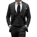 Velvet Men's Suit 3 Piece Corduroy Blazer Vest Pants Set LADYLYS
