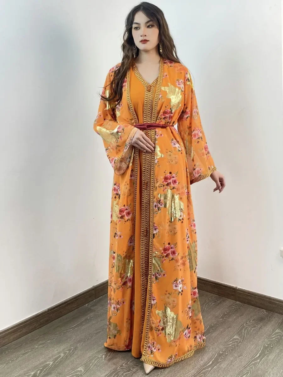 Robe longue musulmane pour femme, style Eid, Ramadan Matutina-Chic