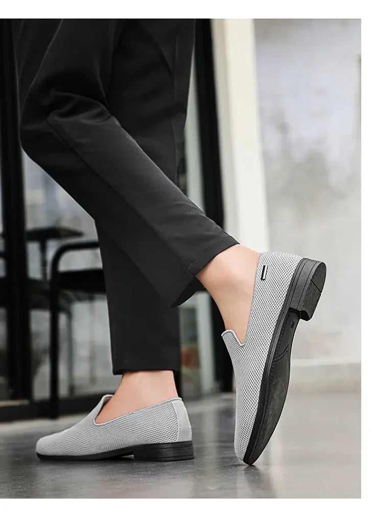 Handmade Loafers Classic Men Dress Shoes Casual Luxury Brand LADYLYS