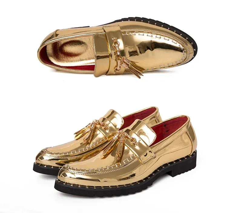 Men's Patent Slip-On Dress Shoes