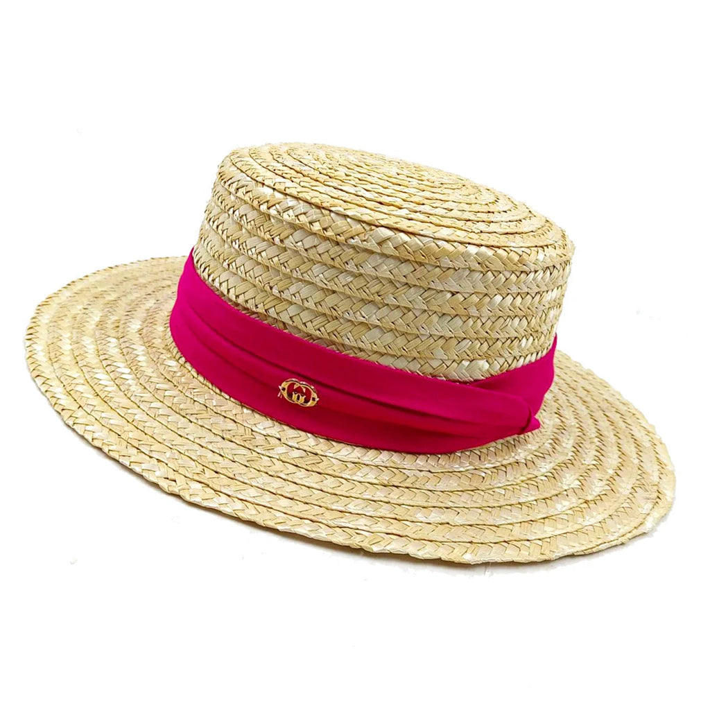 Red edging 2026 Sun Hats Hepburn hat Shiny Straw Hat European American  Braided Female Sunshade  chapeau femme LADYLYS