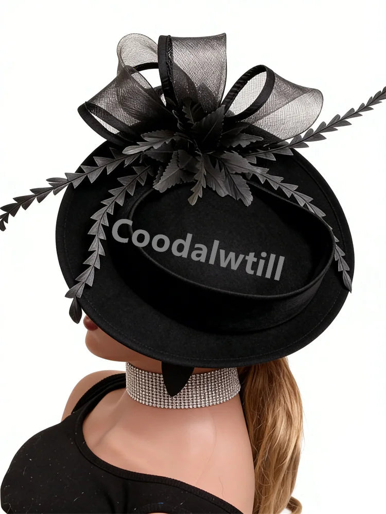 Chic Feather Fascinator Cocktail Hat Ladies Race Party Tea Headpiece LADYLYS