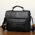 Men's genuine leather briefcase retro style cowhide crossbody bag large-capacity LADYLYS