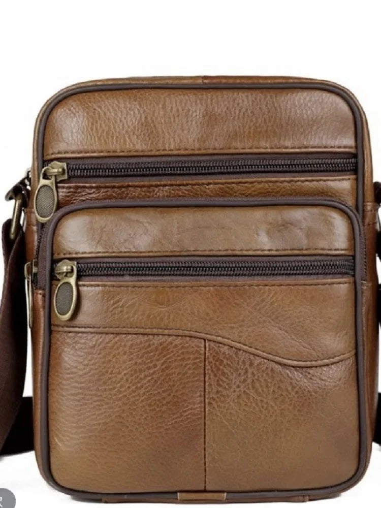 First layer cowhide small shoulder bag Genuine leather LADYLYS