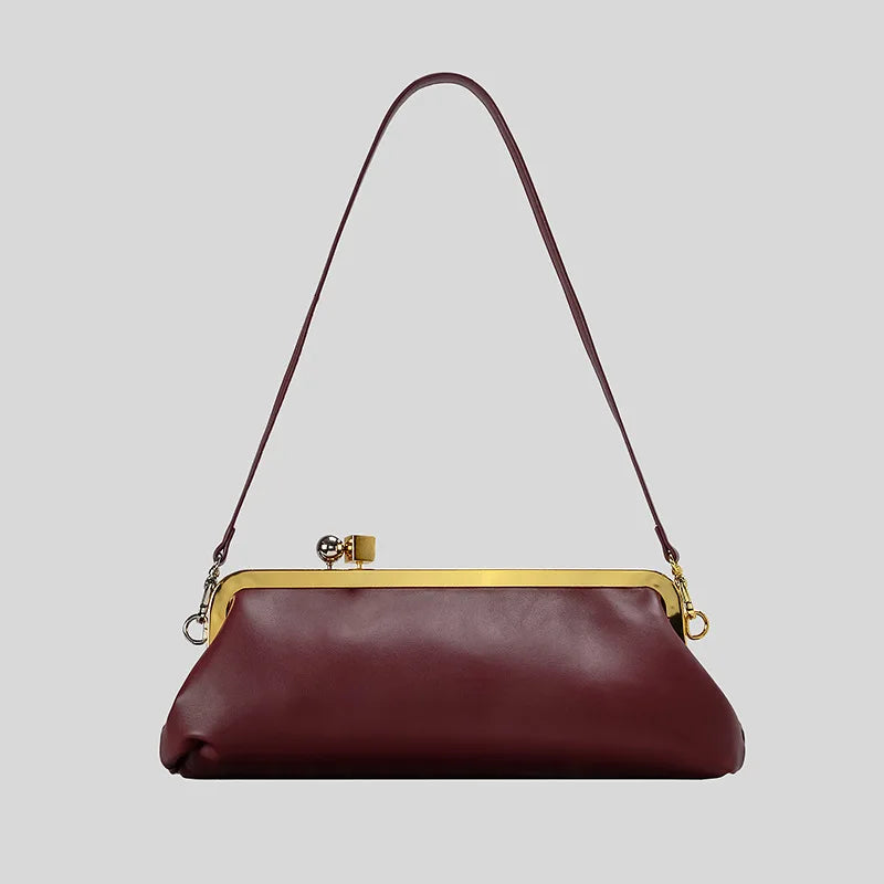 Long Clutch Luxury Designer Kiss Lock Elegant Party Purses Trend Underarm Bag LADYLYS