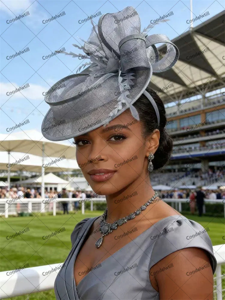 Chic Feather Fascinator Cocktail Hat Ladies Race Party Tea Headpiece LADYLYS