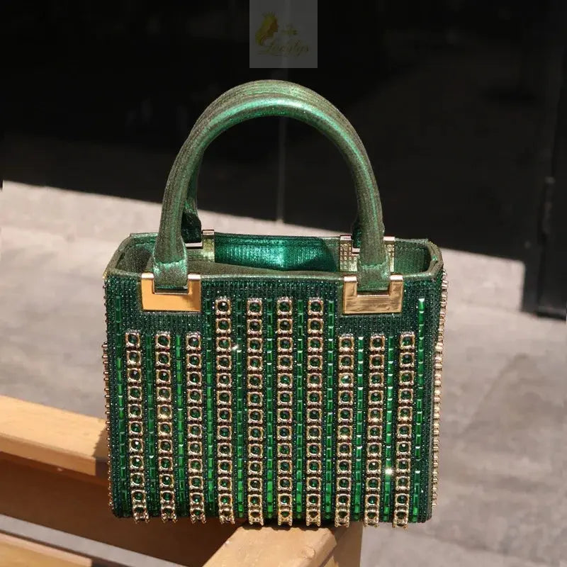 Luxury High-end Crystal Diamond Women Evening Clutch Bag LADYLYS