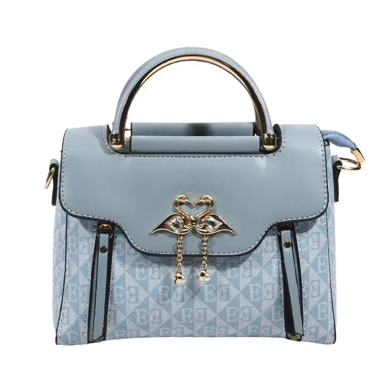 Ladies' handbag trend embossed plain style versatile LADYLYS