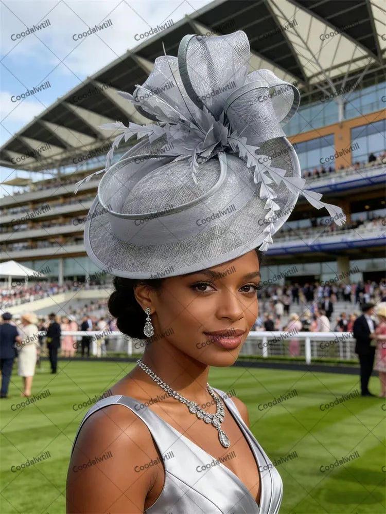 Chic Feather Fascinator Cocktail Hat Ladies Race Party Tea Headpiece LADYLYS
