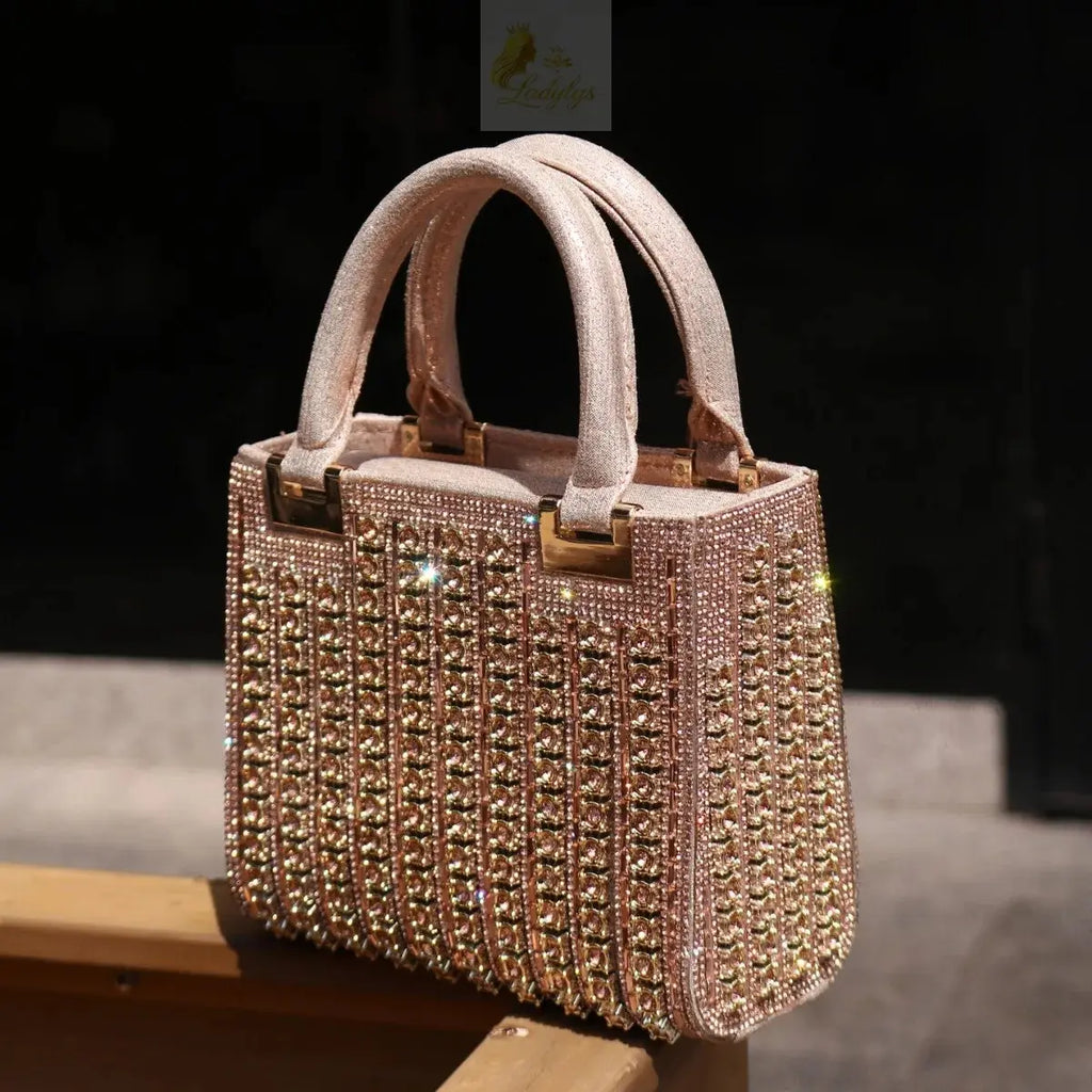 Luxury High-end Crystal Diamond Women Evening Clutch Bag LADYLYS