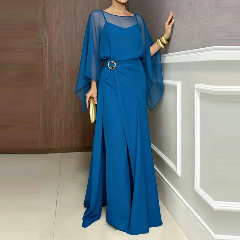 Summer New High Waist Wide Leg Playsuits Overalls New Chiffon Loose Women's Jumpsuits LADYLYS
