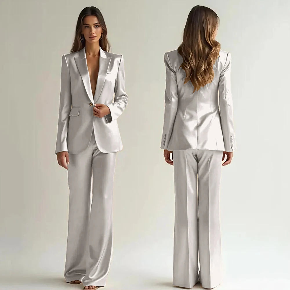 Luxury High Quality Suit One Button 2 Piece Jacket LADYLYS