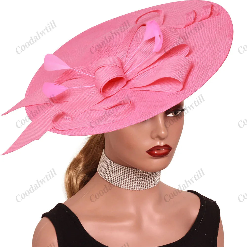 Camel Race Royal Fascinator Hat Women Millinery Cap Bride Large LADYLYS