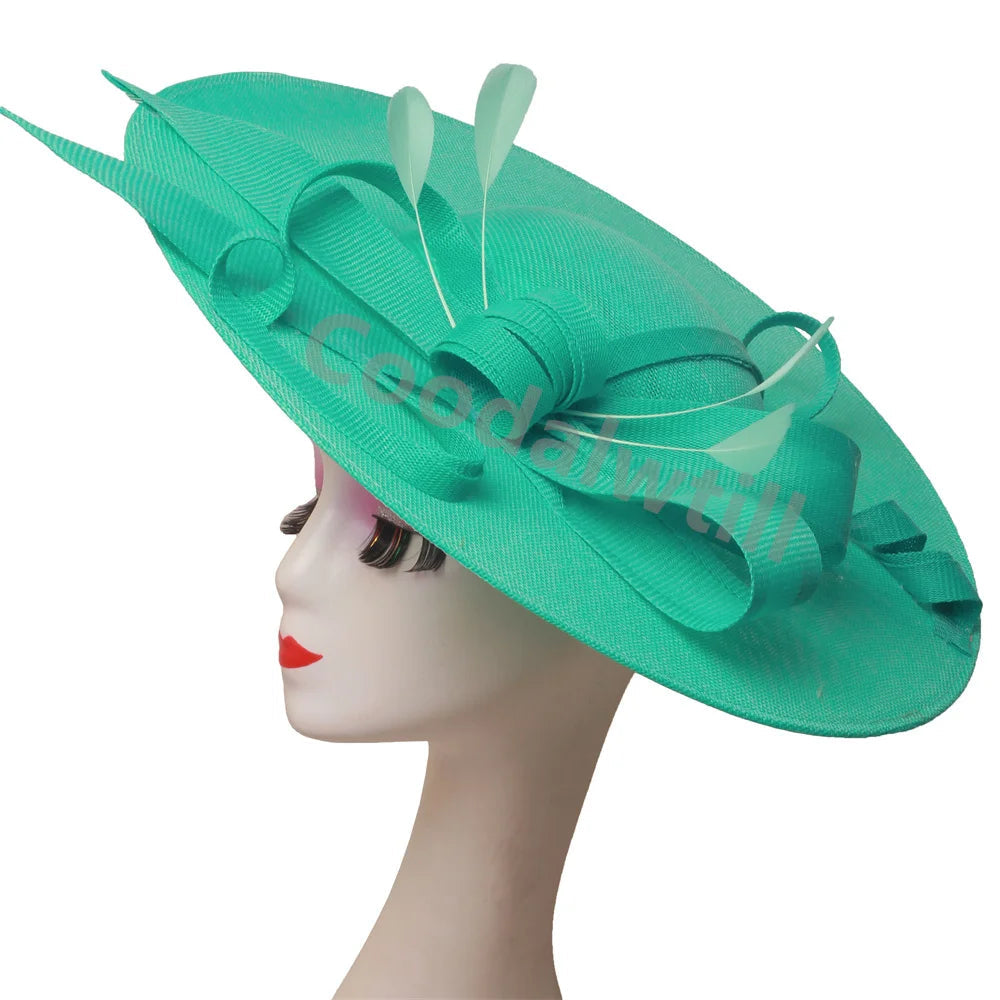 Camel Race Royal Fascinator Hat Women Millinery Cap Bride Large LADYLYS