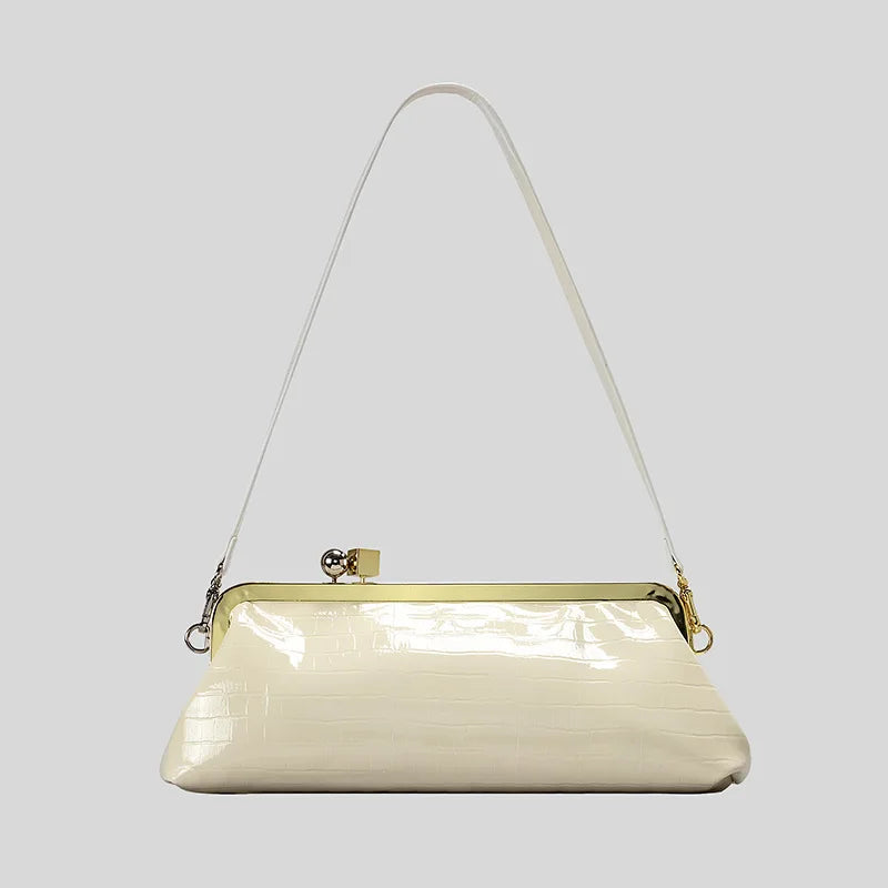 Long Clutch Luxury Designer Kiss Lock Elegant Party Purses Trend Underarm Bag LADYLYS