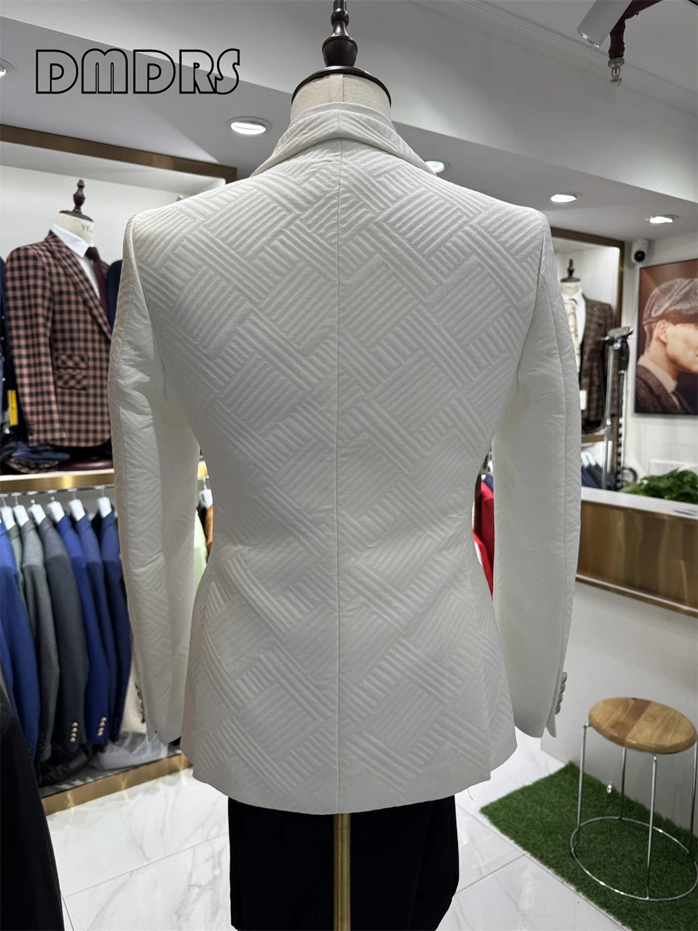 High Quality Wedding Suit Set for Groom 3 Pieces Men's Fashion Suits LADYLYS