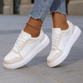 Sneakers Autumn White Lightweight Thick Sole Non Slip Skatebaord Shoes Unisex LADYLYS