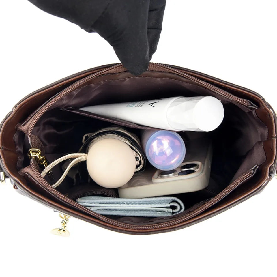 Flower Luxury Handbag Women Bags Designer Leather LADYLYS