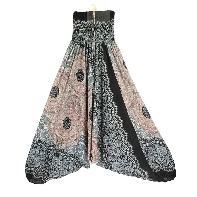 Bohemian Women Pantalones Rayon Harem Baggy Boho Yoga Beach Wear LADYLYS