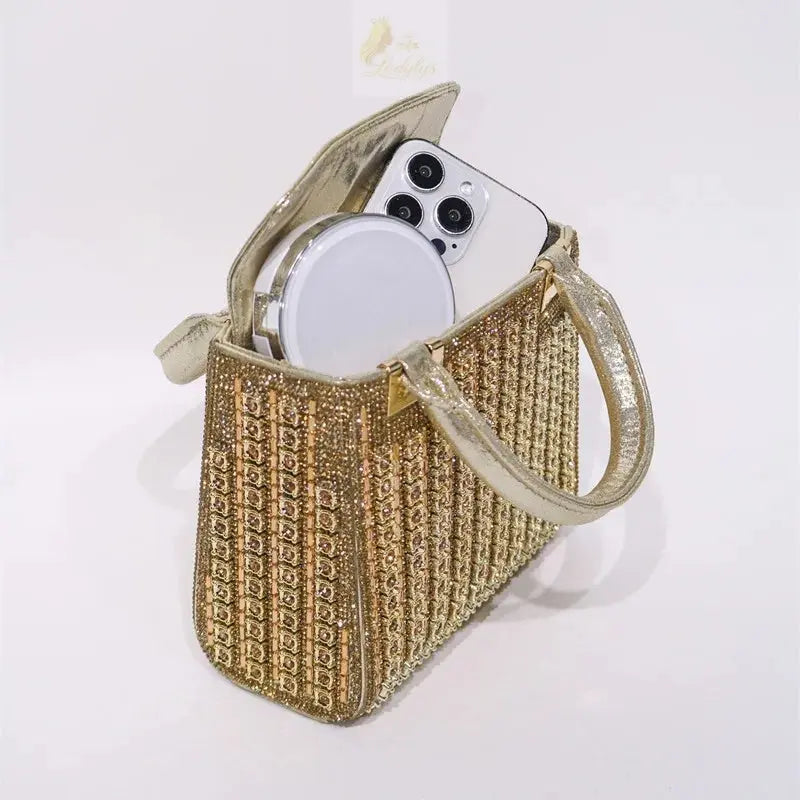 Luxury High-end Crystal Diamond Women Evening Clutch Bag LADYLYS