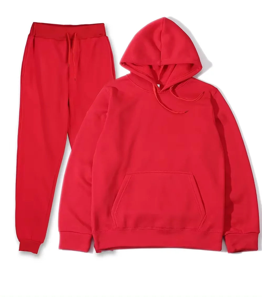 Men's Sportswear Tracksuit Set – Hoodie & Jogger Pants