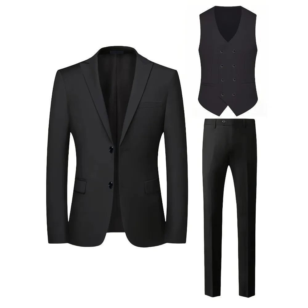 Men's Three-Piece Formal Business Suit