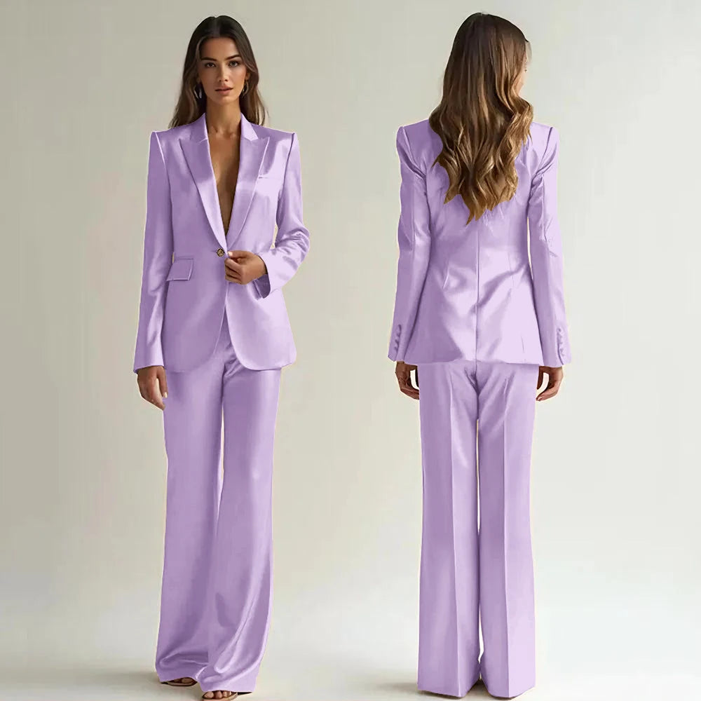 Luxury High Quality Suit One Button 2 Piece Jacket LADYLYS