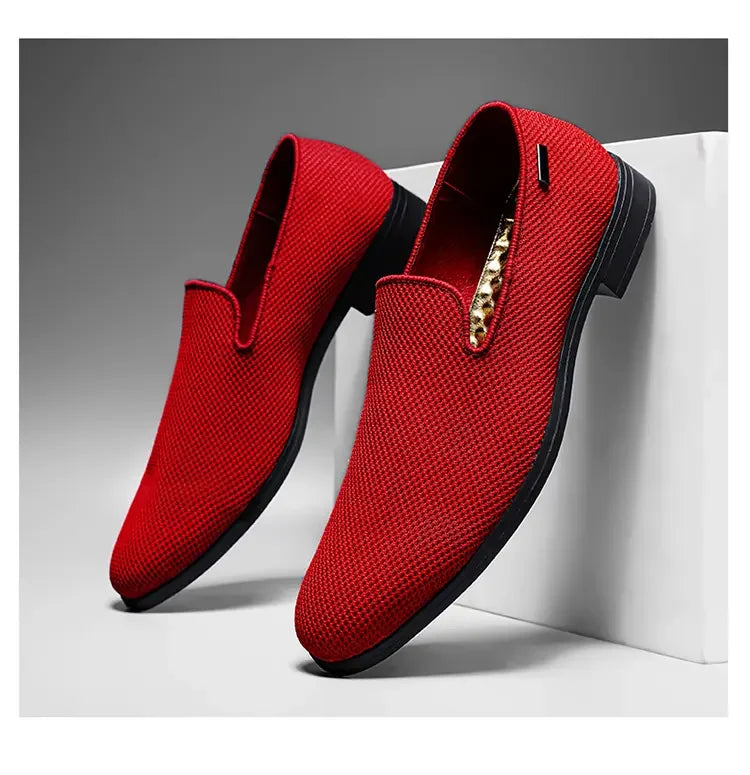 Handmade Loafers Classic Men Dress Shoes Casual Luxury Brand LADYLYS