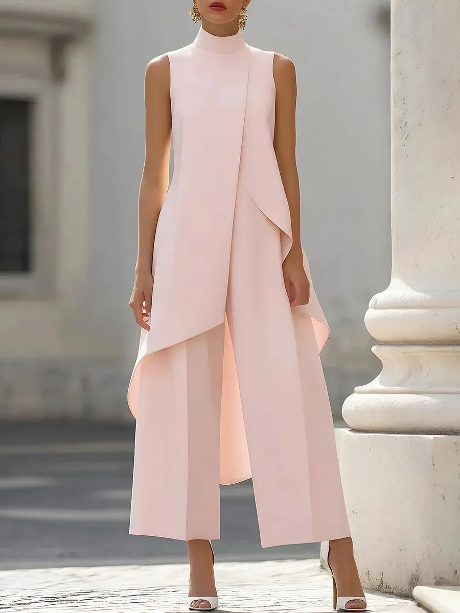 Sleeveslee Jumpsuits Elegant Irregular Design LADYLYS