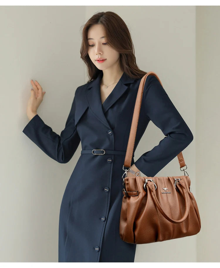 Luxury Handbags Designer Purses High Quality Soft Leather LADYLYS