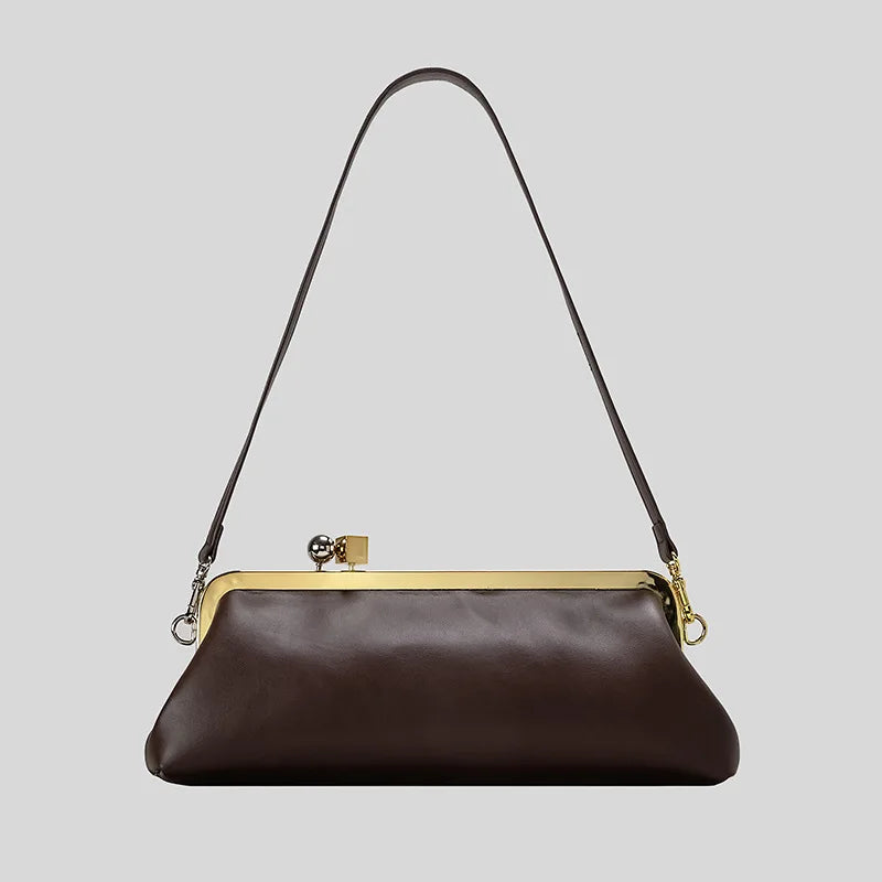 Long Clutch Luxury Designer Kiss Lock Elegant Party Purses Trend Underarm Bag LADYLYS