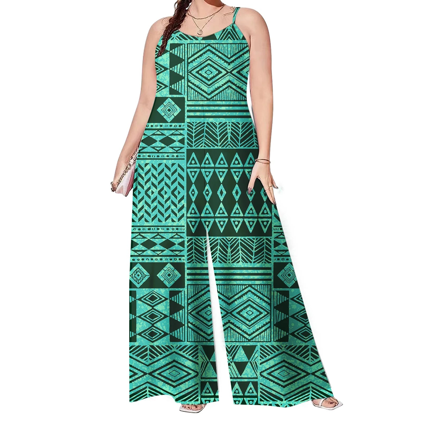 One Piece Rompers Polynesian Tribe Hawaii Jumpsuits LADYLYS