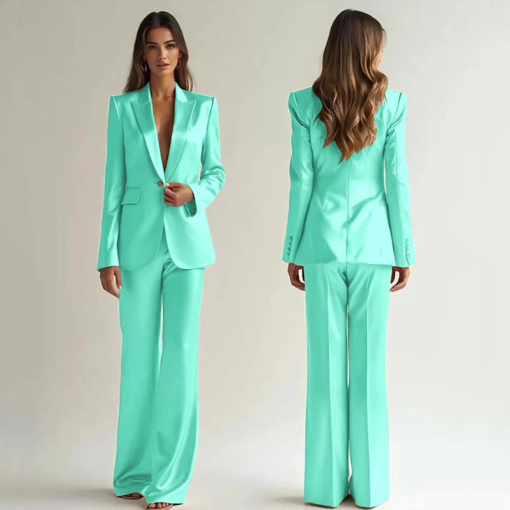 Luxury High Quality Suit One Button 2 Piece Jacket LADYLYS